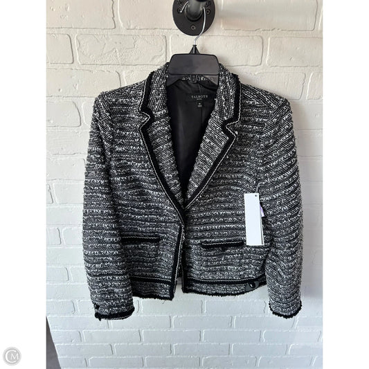 Blazer By Talbots In Black & White, Size: Mp
