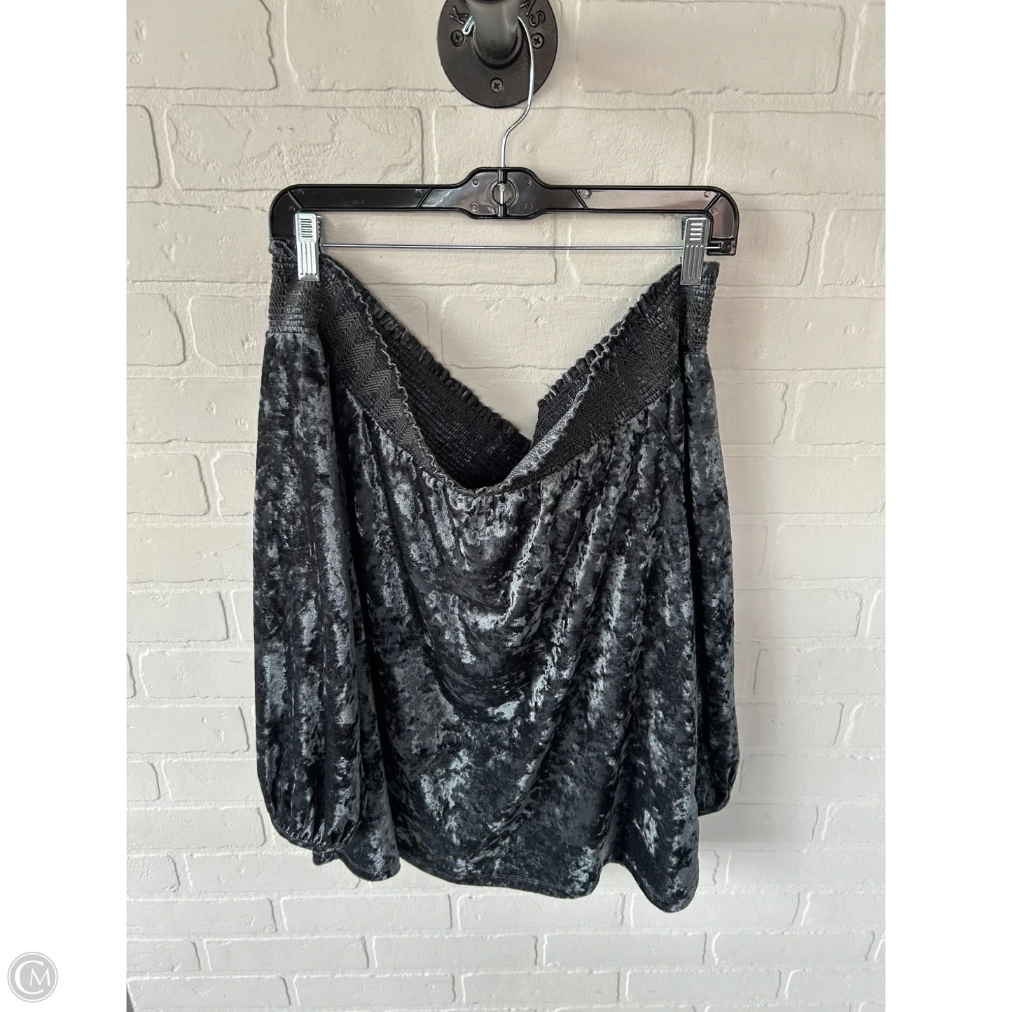 Top Long Sleeve By Lucky Brand In Blue & Grey, Size: L