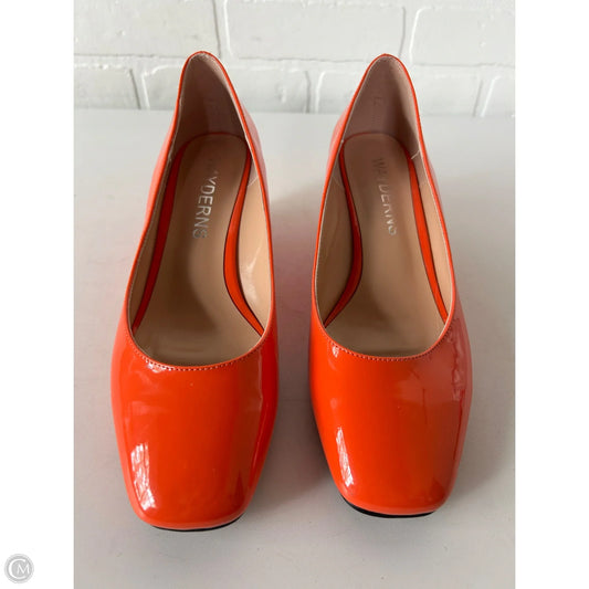 Shoes Heels Block By Clothes Mentor In Orange, Size: 8