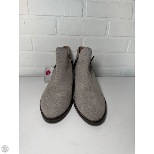 Boots Ankle Flats By Lucky Brand In Grey, Size: 10