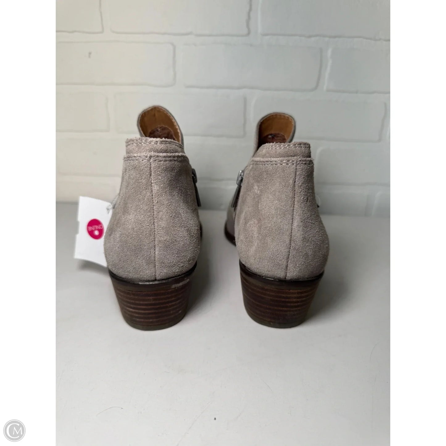Boots Ankle Flats By Lucky Brand In Grey, Size: 10