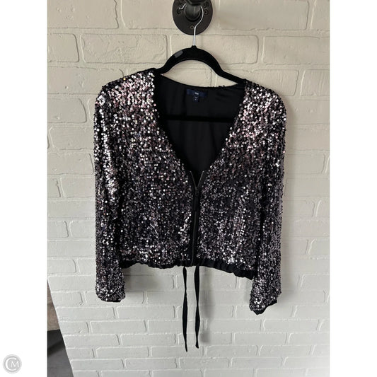 Jacket Other By Gap In Black & Purple, Size: M