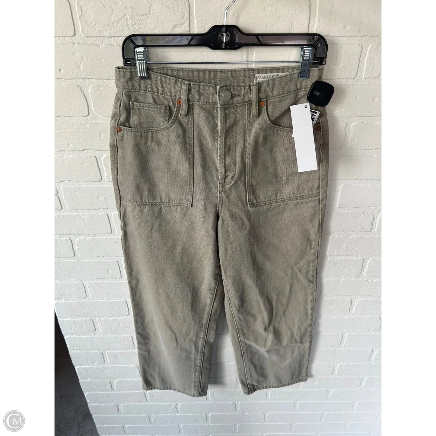Jeans Straight By Blanknyc In Green Denim, Size: 6