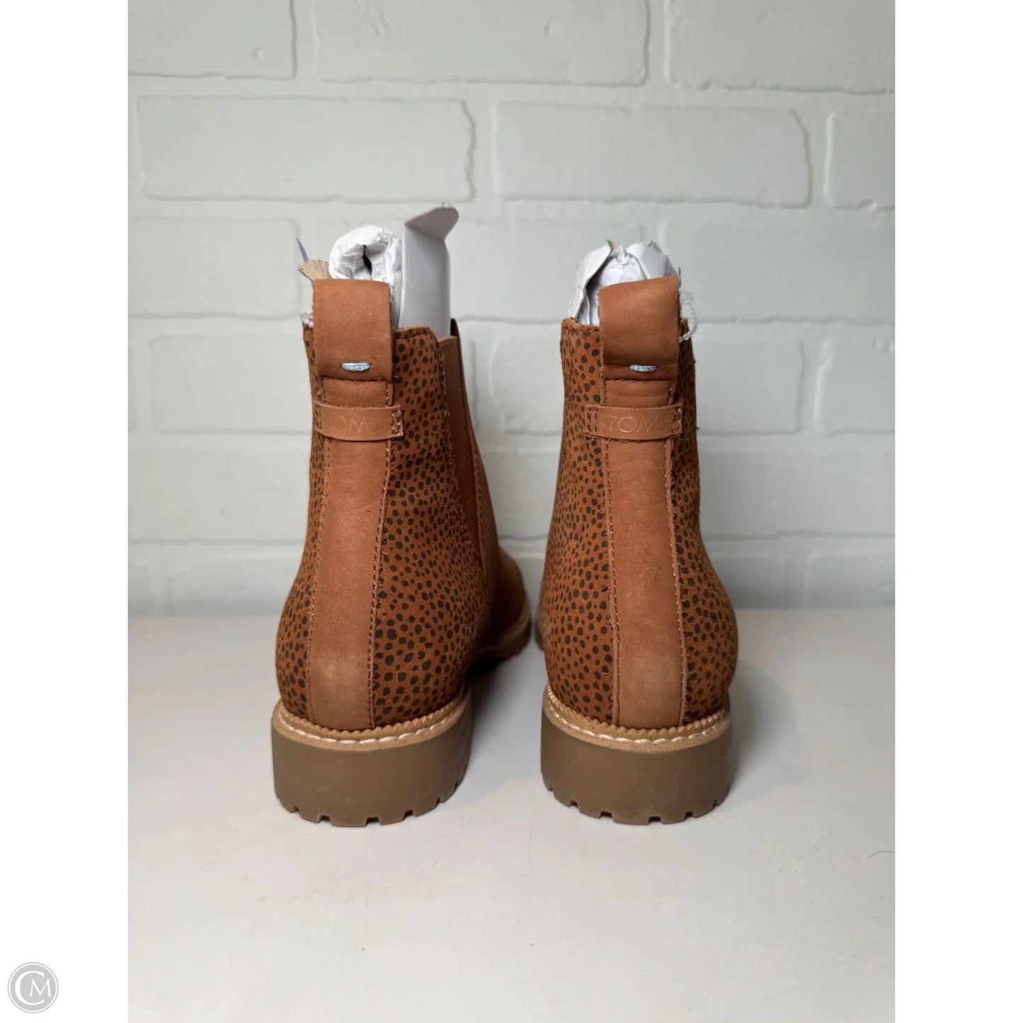 Boots Ankle Flats By Toms In Brown, Size: 6.5