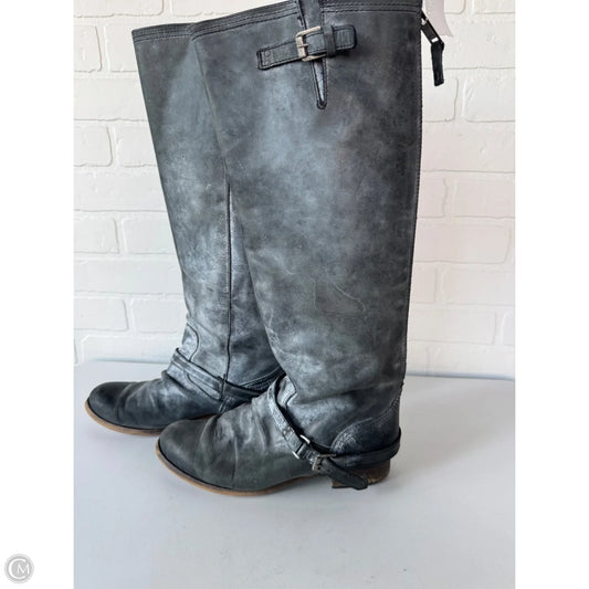 Boots Knee Flats By Steve Madden In Grey, Size: 9