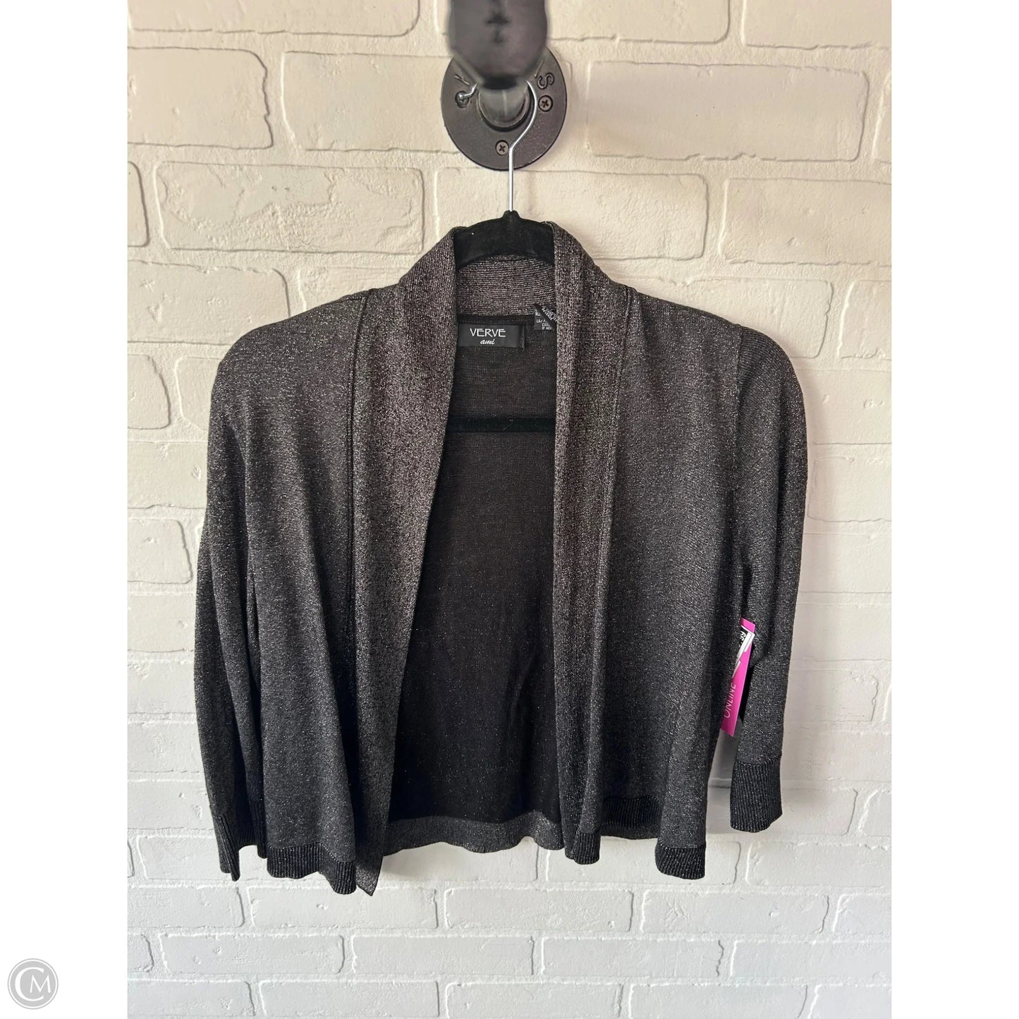 Cardigan By Verve In Grey & Silver, Size: L