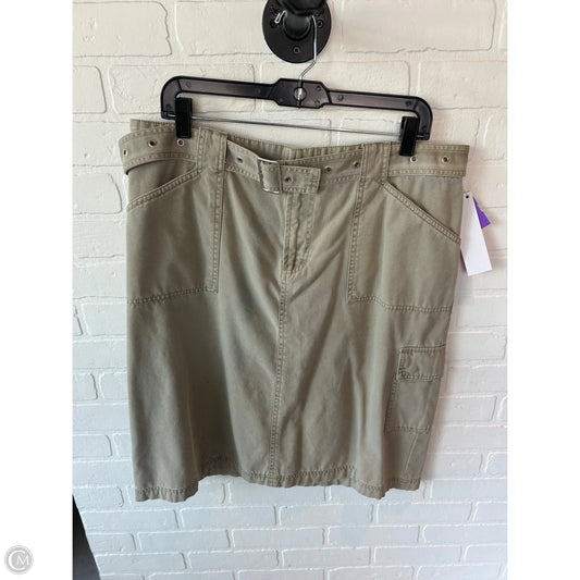Skirt Midi By French Cuff In Tan Denim, Size: 16