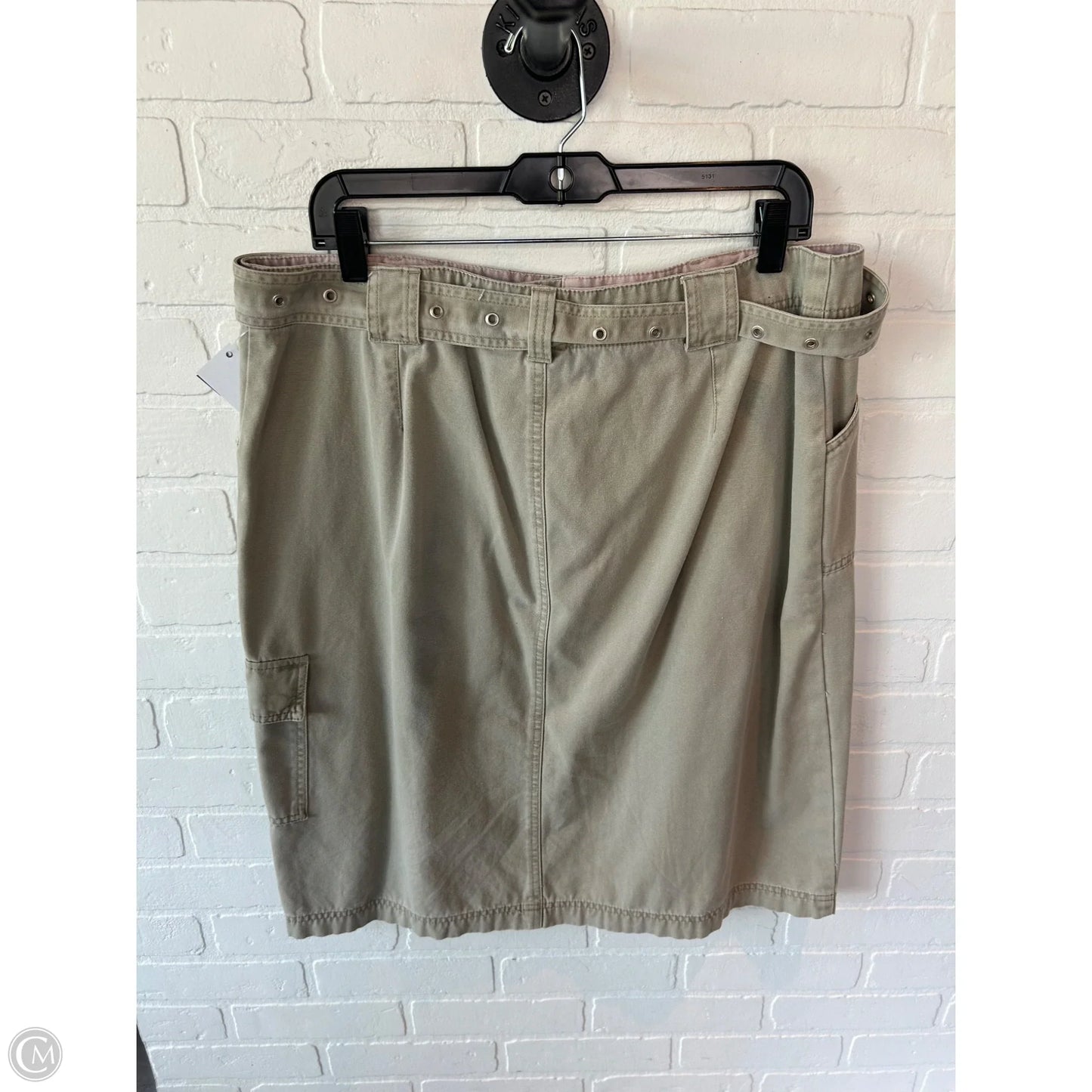 Skirt Midi By French Cuff In Tan Denim, Size: 16