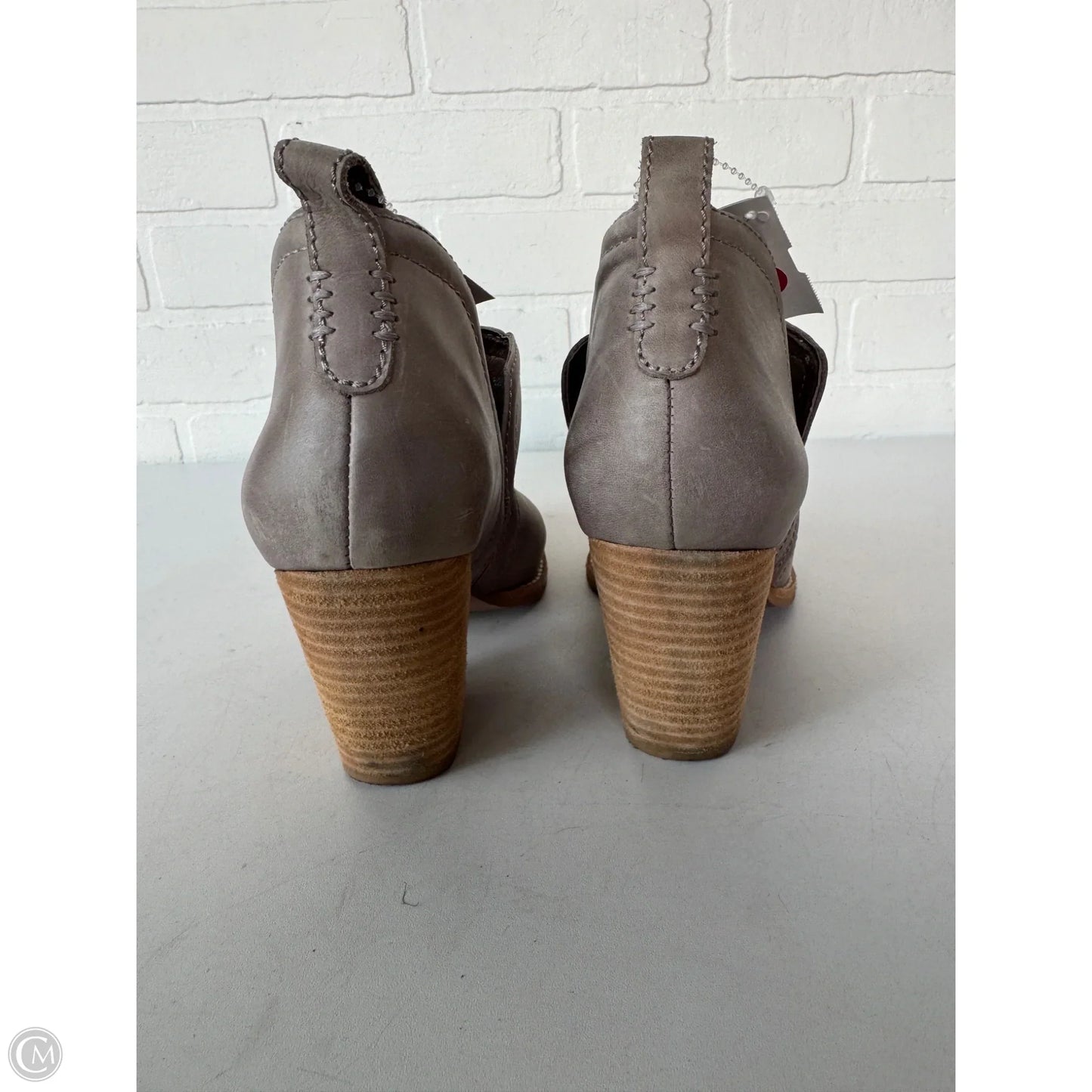 Boots Ankle Heels By Jeffery Campbell In Taupe, Size: 8.5