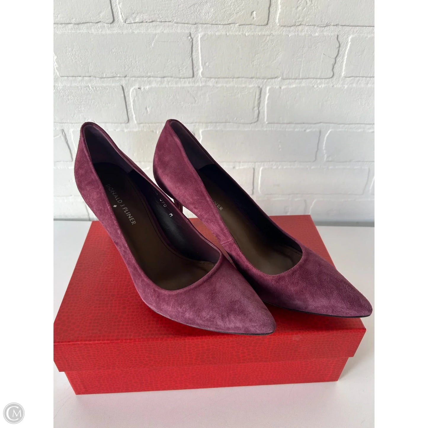 Shoes Heels Stiletto By Donald Pliner In Purple, Size: 9