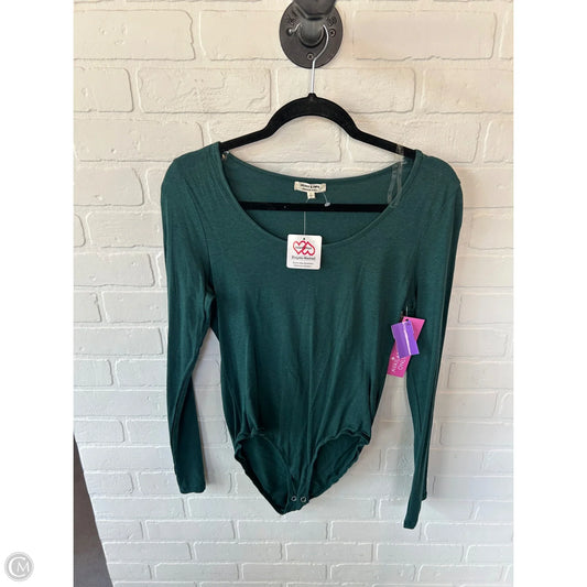 Bodysuit By Heart & Hips In Green & Grey, Size: L