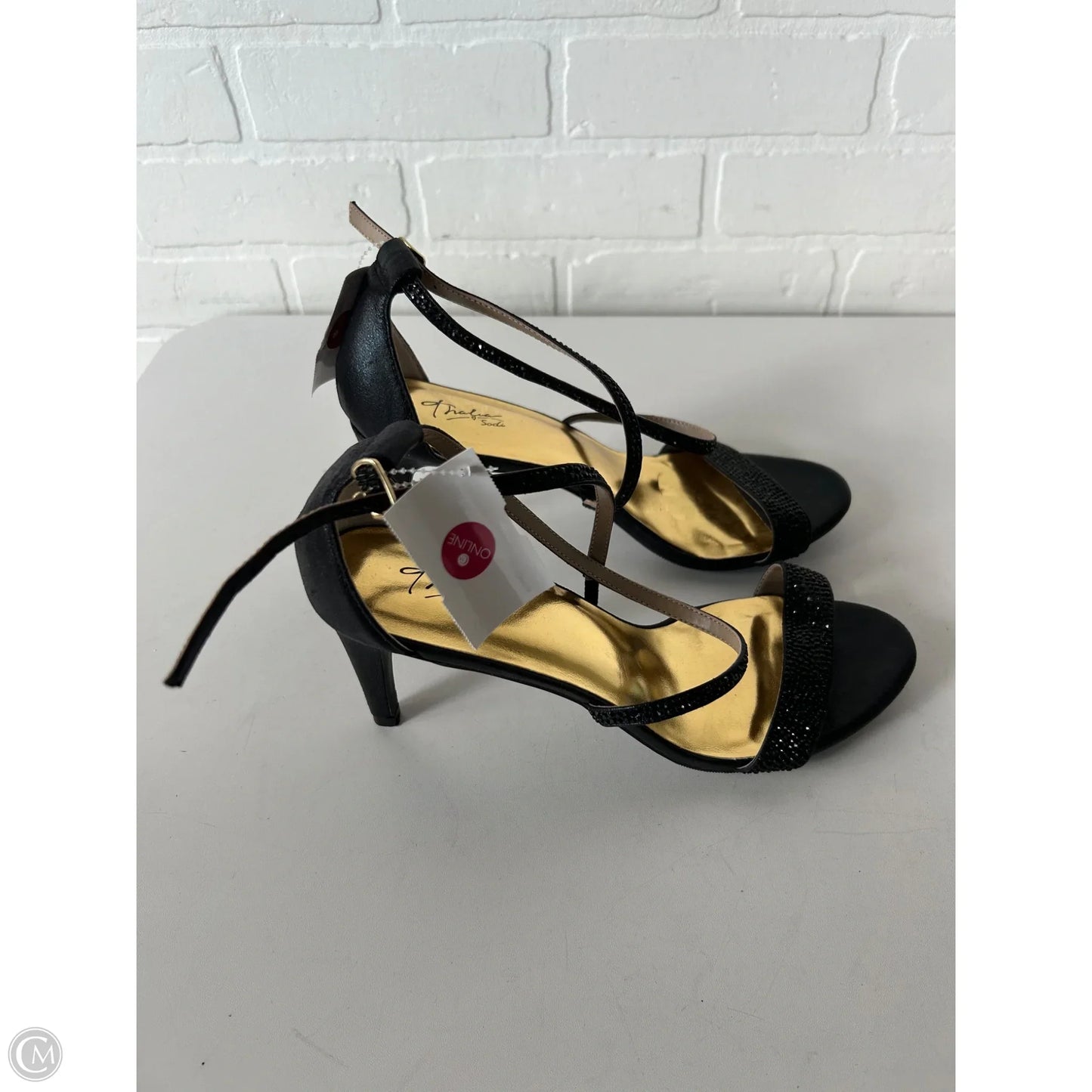 Sandals Heels Stiletto By Thalia Sodi In Black, Size: 10