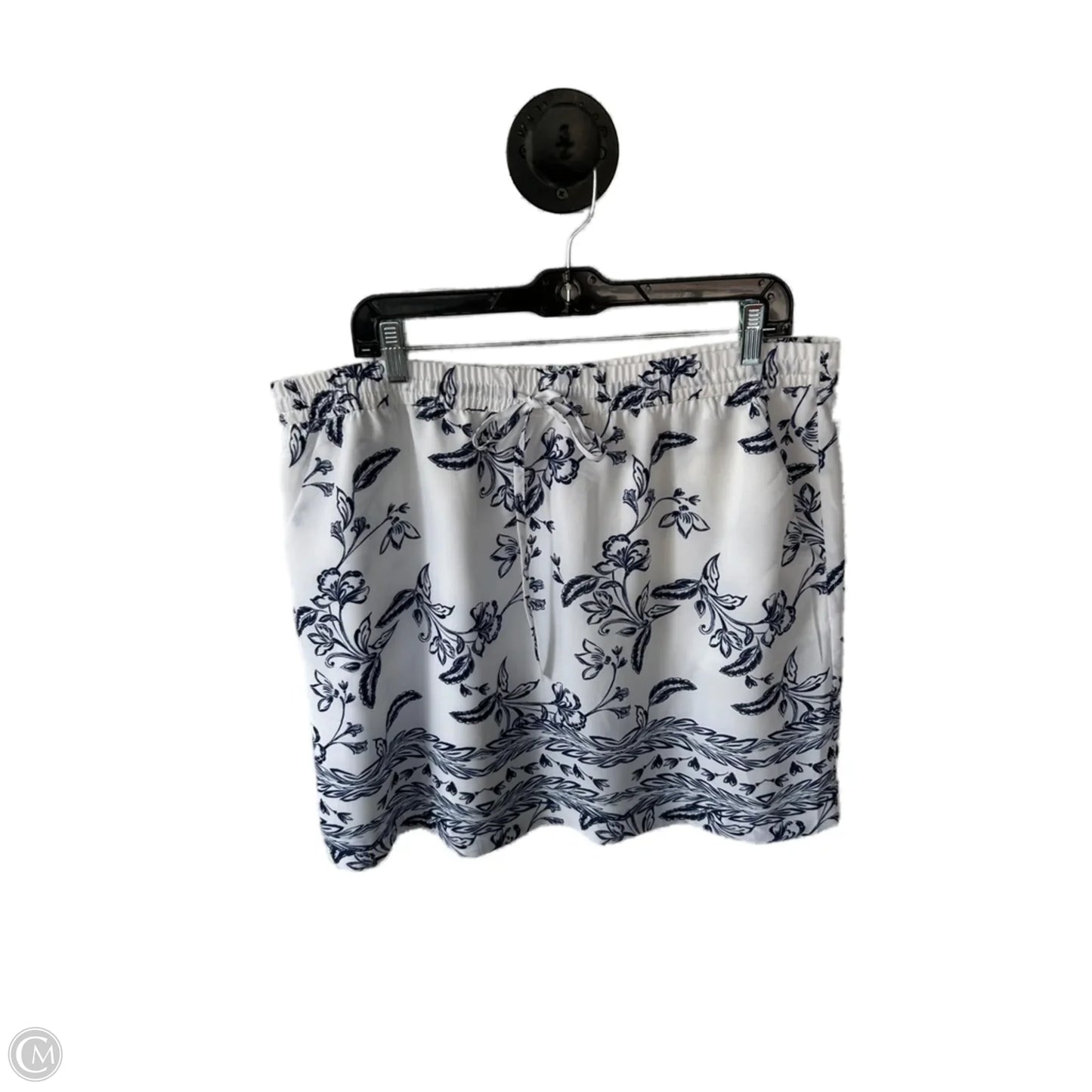 Skirt Mini & Short By St Tropez In Blue & White, Size: 16