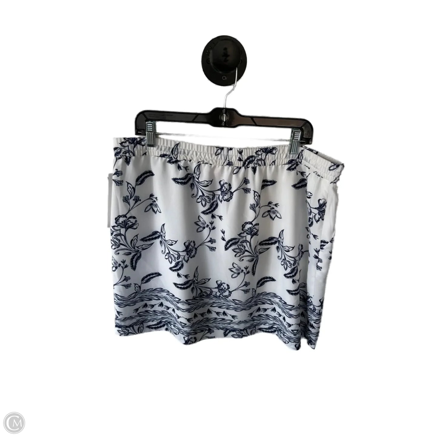 Skirt Mini & Short By St Tropez In Blue & White, Size: 16