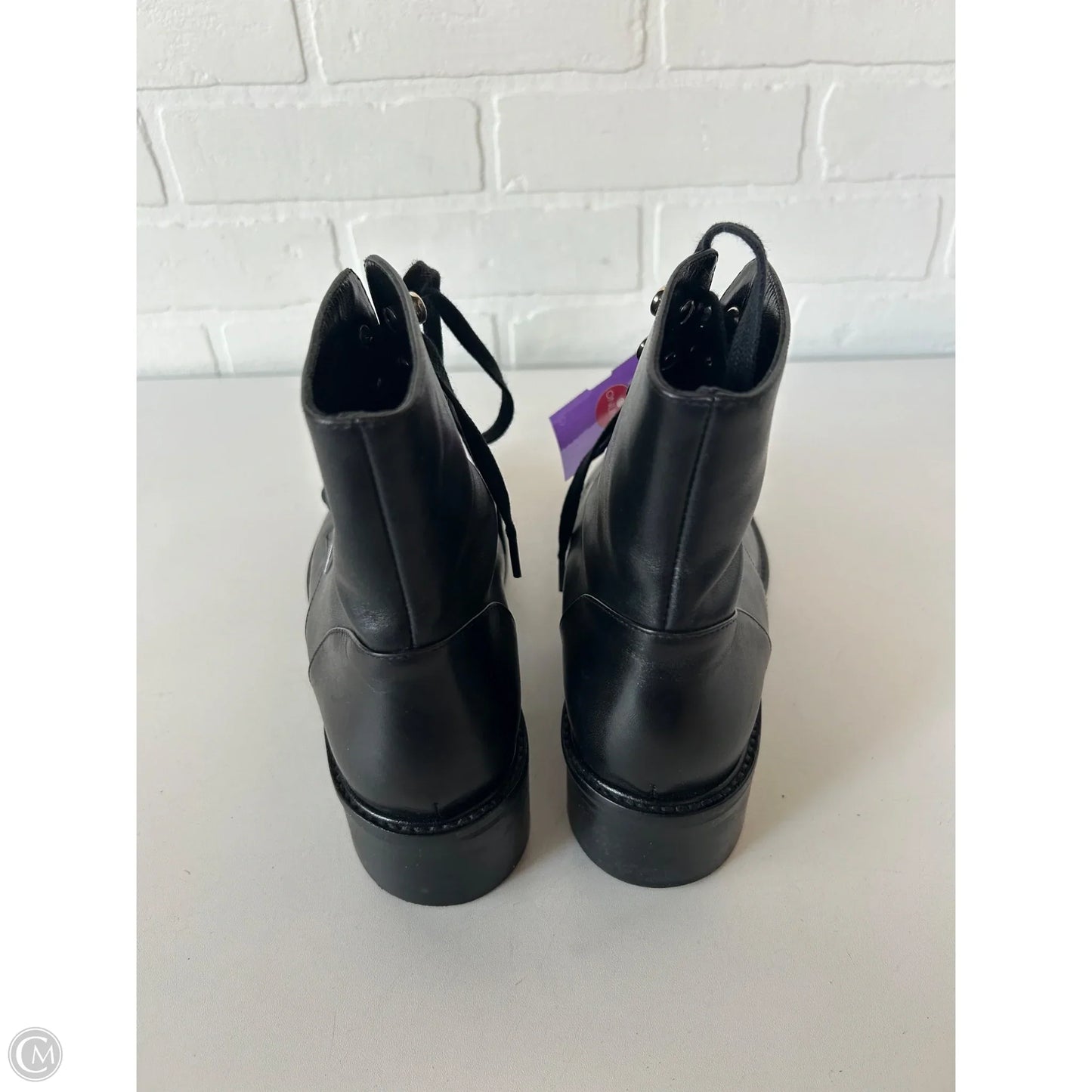 Boots Ankle Flats By Cma In Black, Size: 7