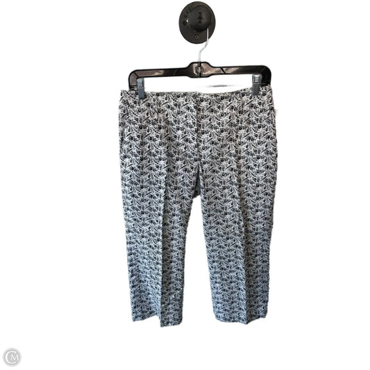 Pants Cropped By Ann Taylor In Black & White, Size: 4