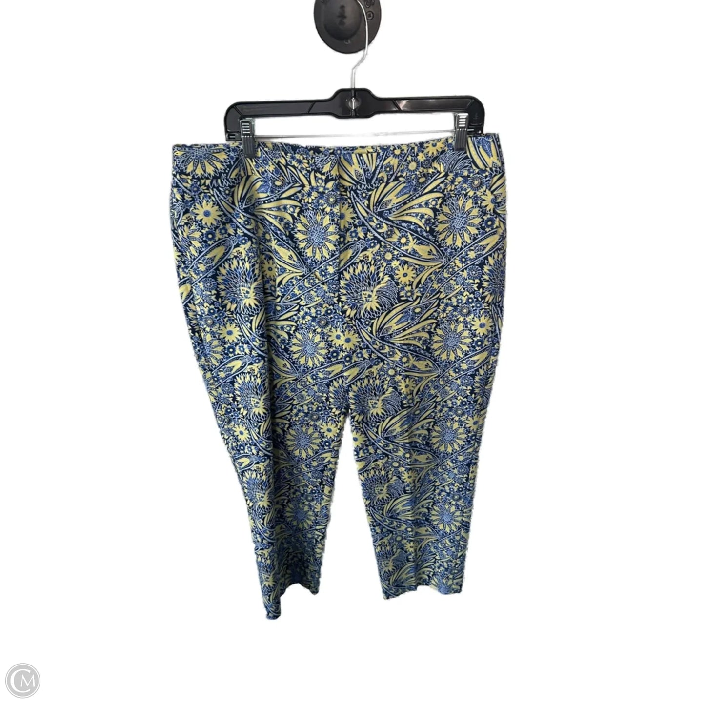 Pants Chinos & Khakis By Talbots In Blue & Yellow, Size: Xl