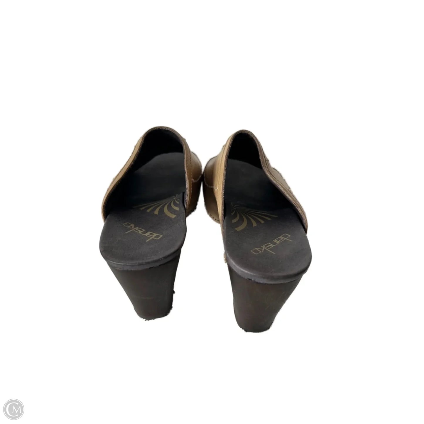 Sandals Heels Block By Dansko In Tan, Size: 7.5