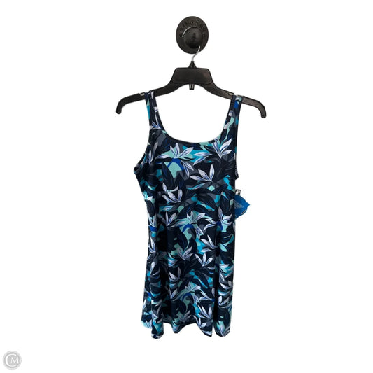 Dress Casual Short By Columbia In Blue & Grey, Size: M