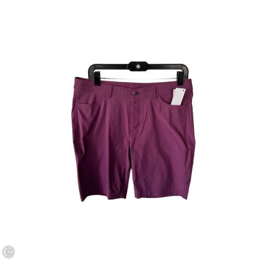 Athletic Shorts By Eddie Bauer In Pink & Purple, Size: 10