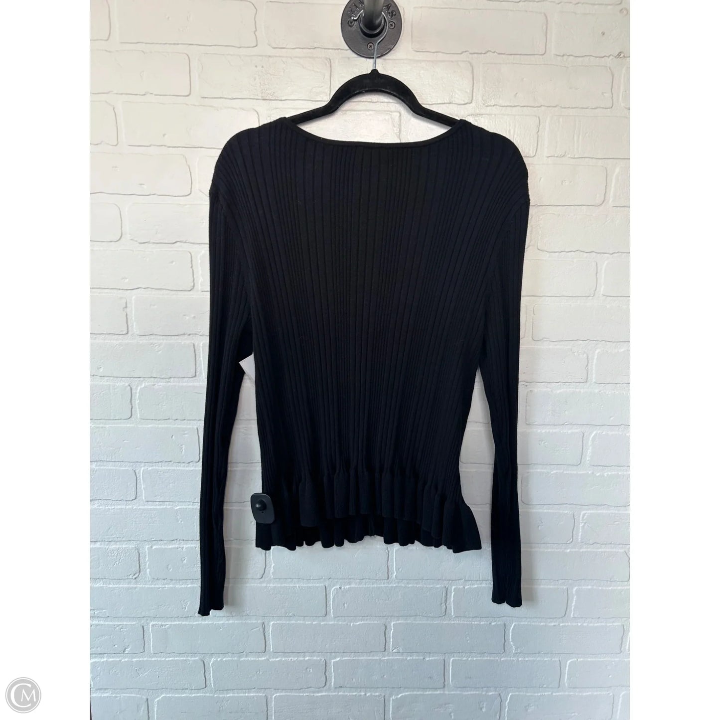 Sweater Cardigan By Cabi In Black, Size: L