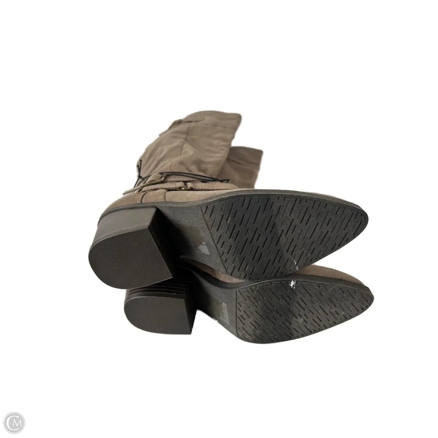 Boots Knee Heels By Maurices In Brown, Size: 7.5