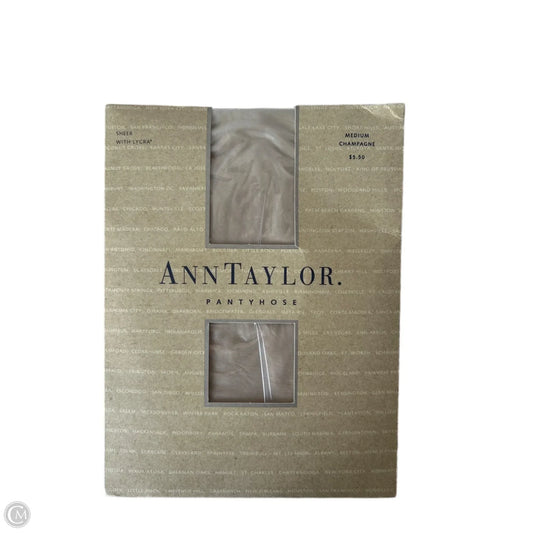 Pantyhose By Ann Taylor In Tan, Size: M