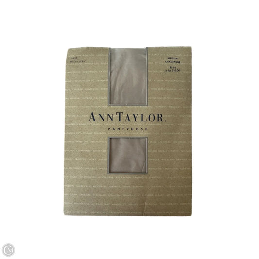 Pantyhose By Ann Taylor In Tan, Size: M