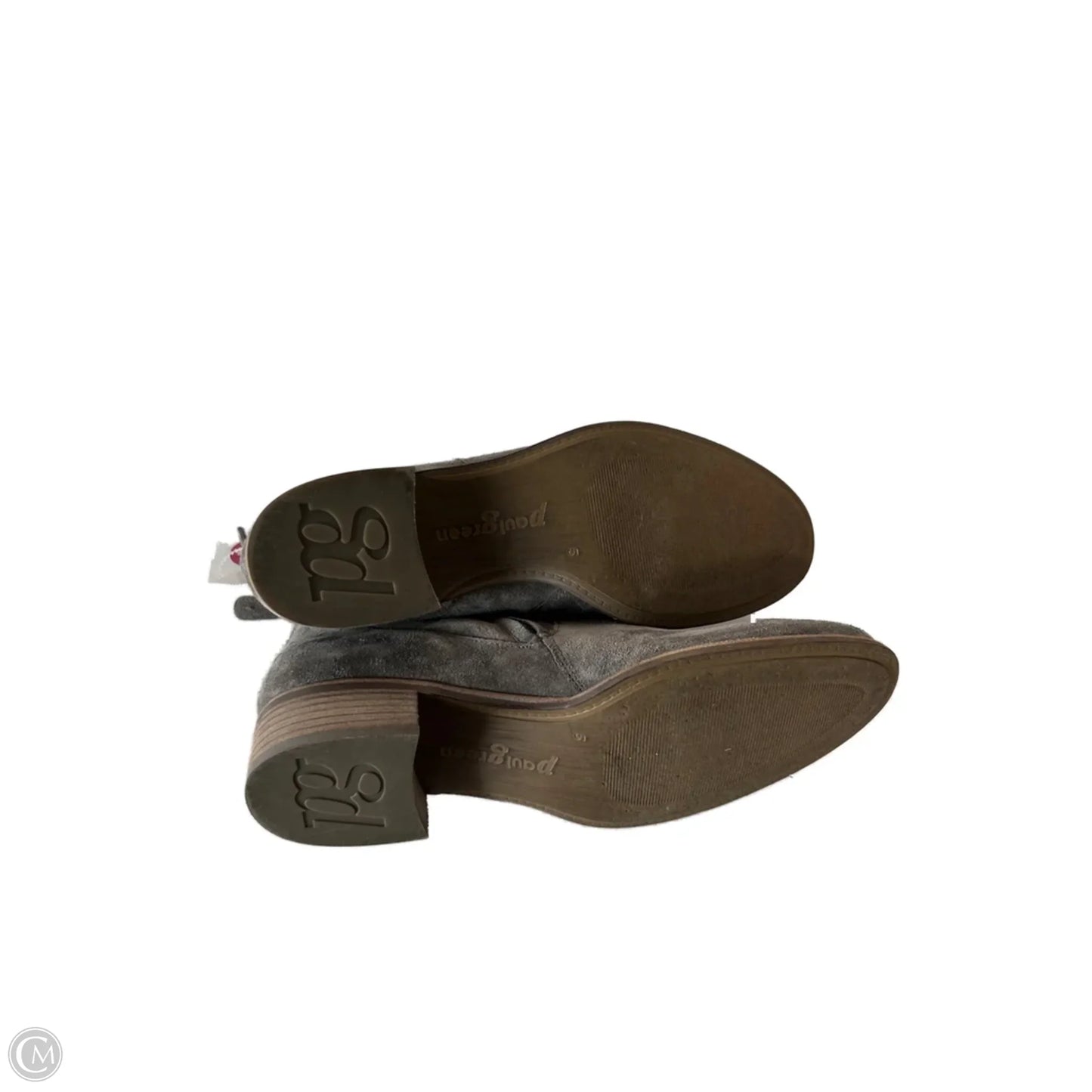 Boots Ankle Flats By Paul Green In Grey, Size: 7.5