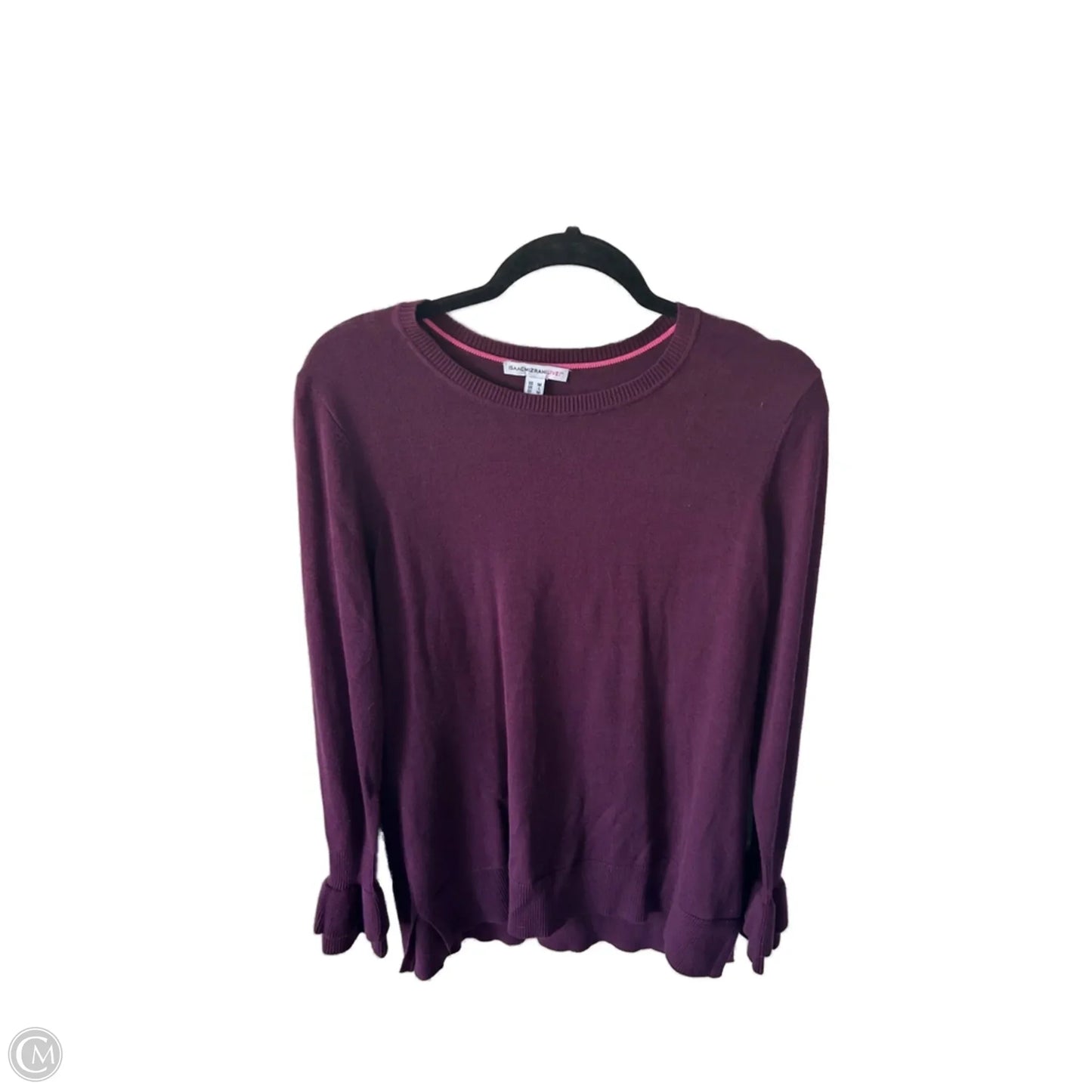 Sweater By Isaac Mizrahi Live Qvc In Purple, Size: M