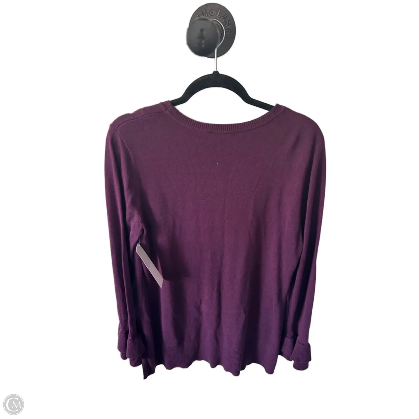 Sweater By Isaac Mizrahi Live Qvc In Purple, Size: M
