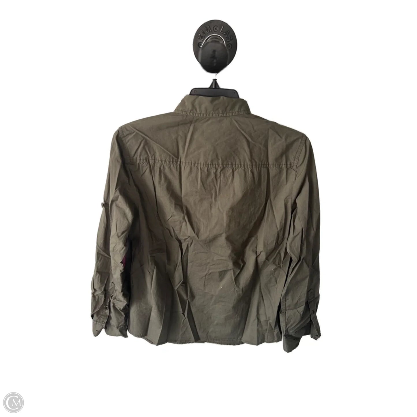 Top Long Sleeve By J. Crew In Green, Size: M