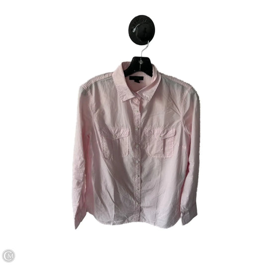 Top Long Sleeve By J. Crew In Pink, Size: S