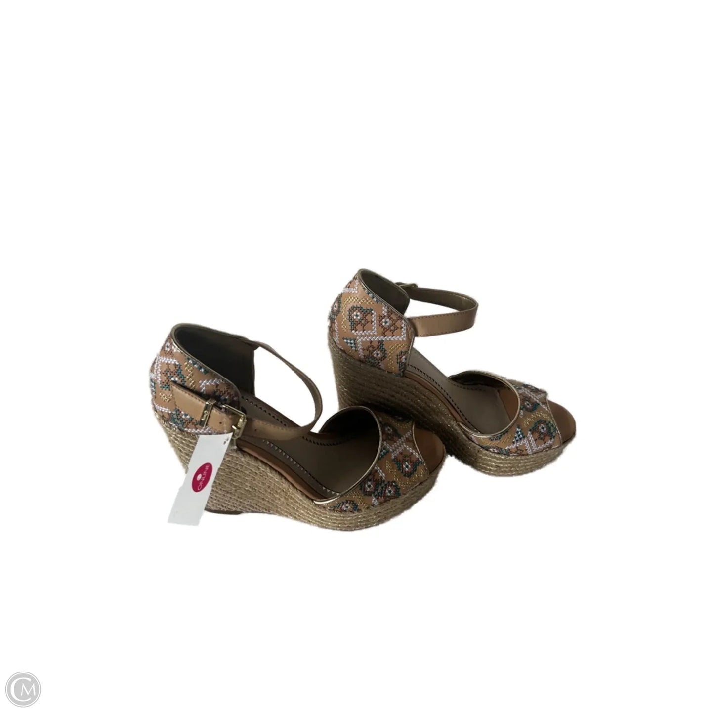 Sandals Heels Wedge By Circus By Sam Edelman In Tan, Size: 6