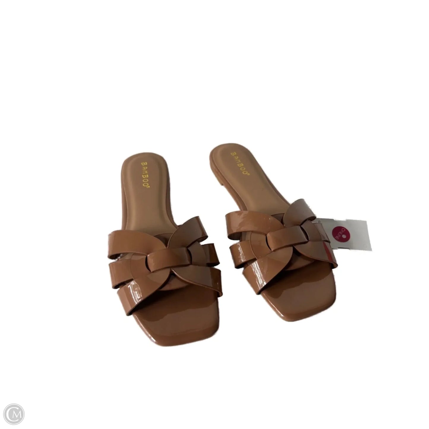 Sandals Flats By Bamboo In Brown, Size: 6