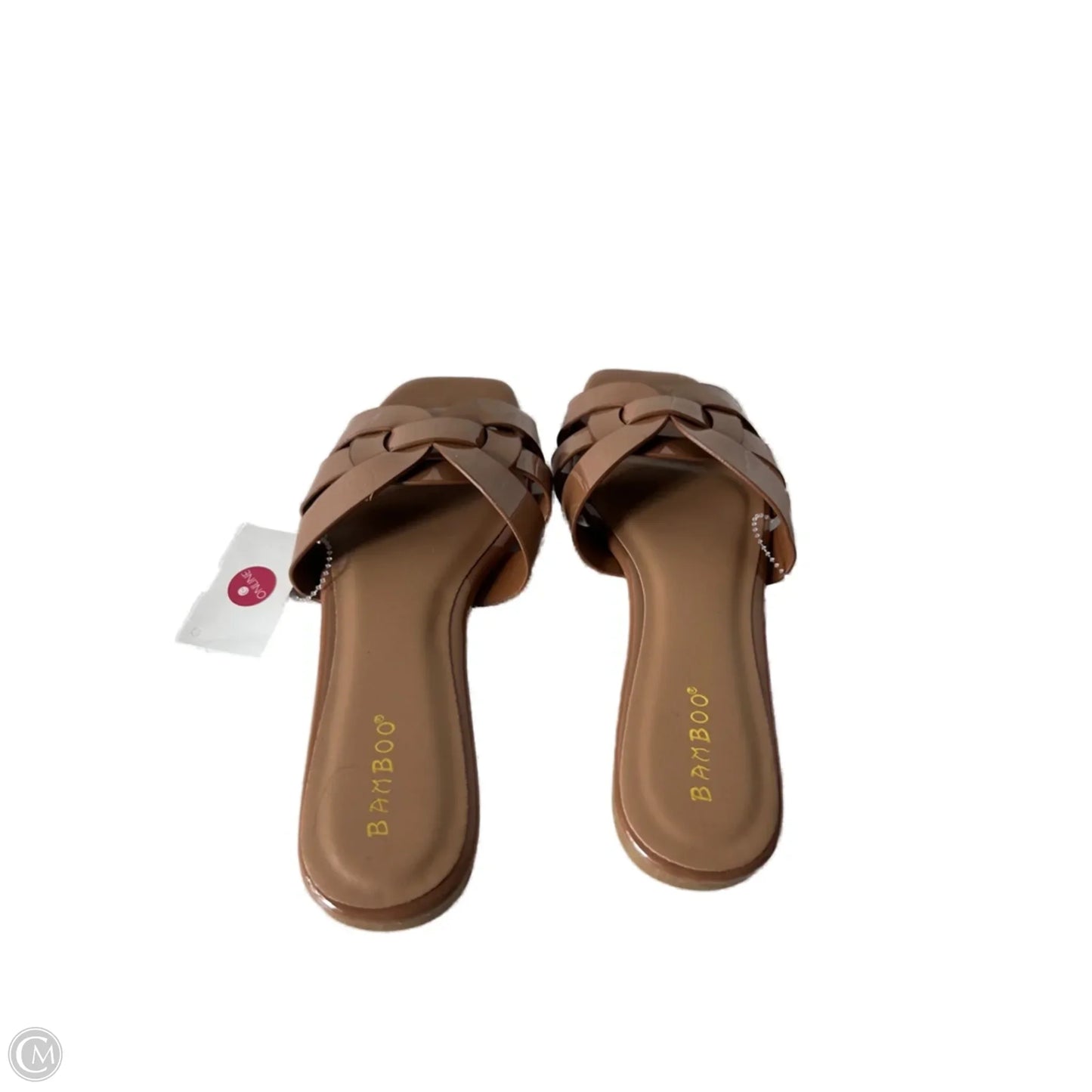 Sandals Flats By Bamboo In Brown, Size: 6