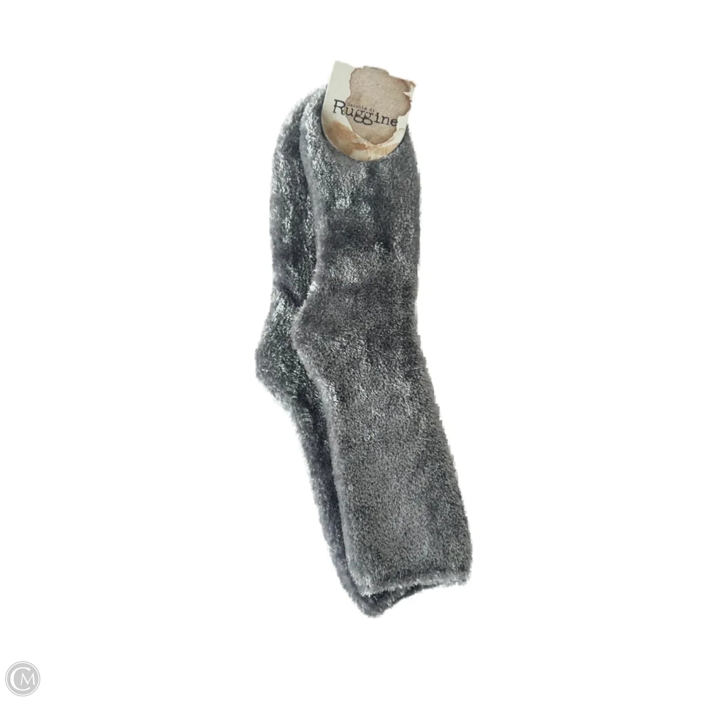 Socks By Clothes Mentor In Grey, Size: Osfm