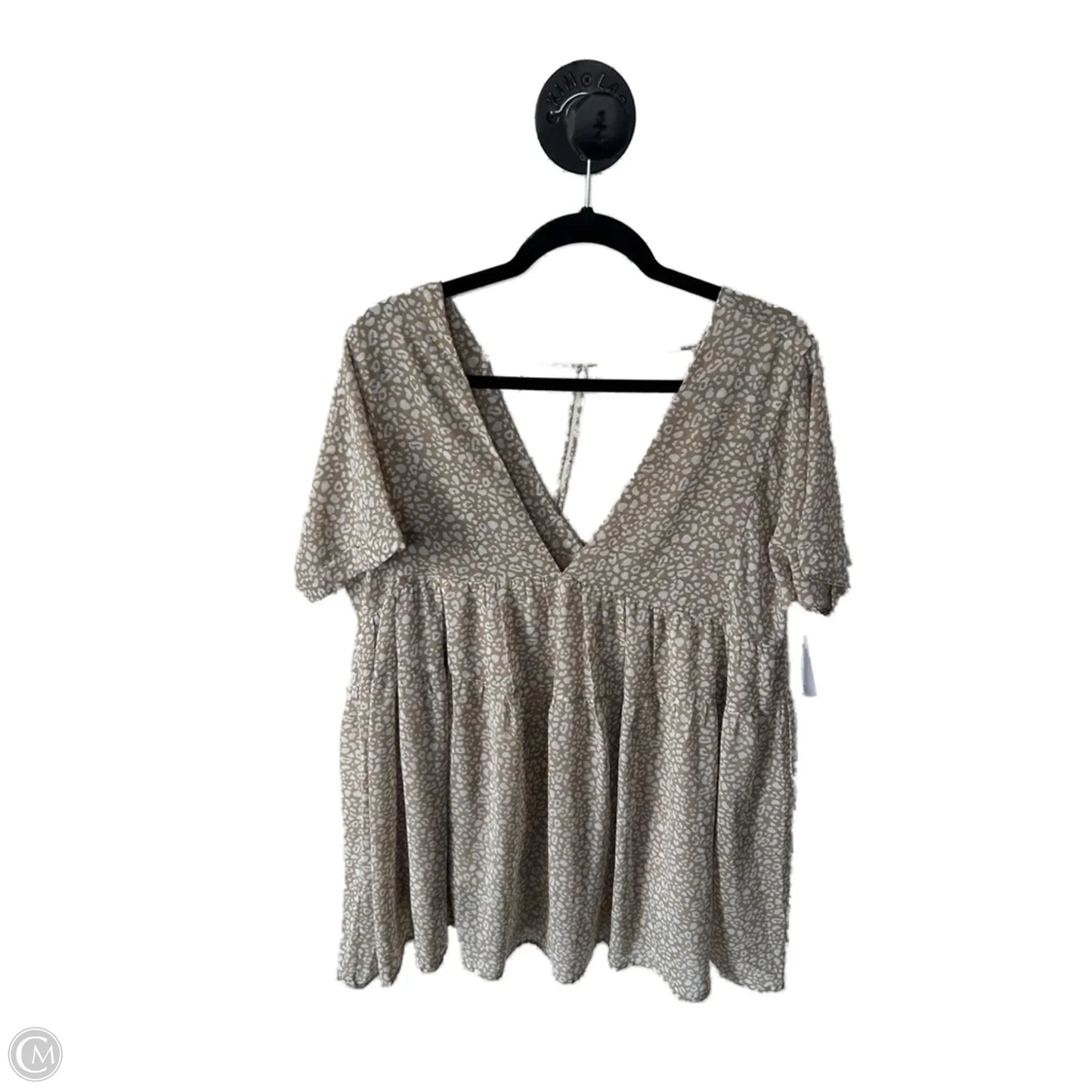 Dress Casual Short By By Together In Brown & White, Size: S