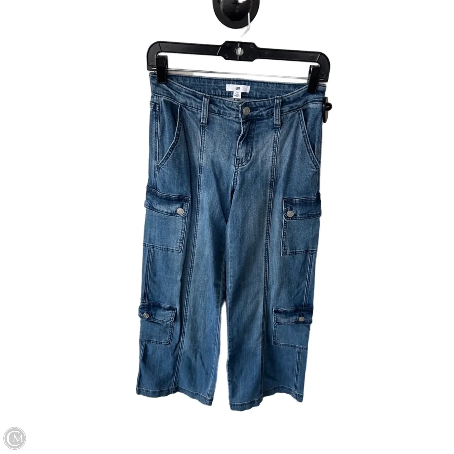 Jeans Wide Leg By Bp In Blue Denim, Size: 0