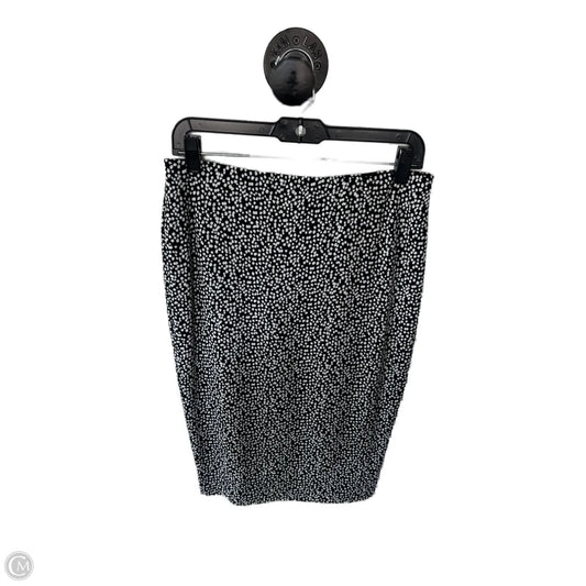 Skirt Midi By Vince Camuto In Black & White, Size: 6
