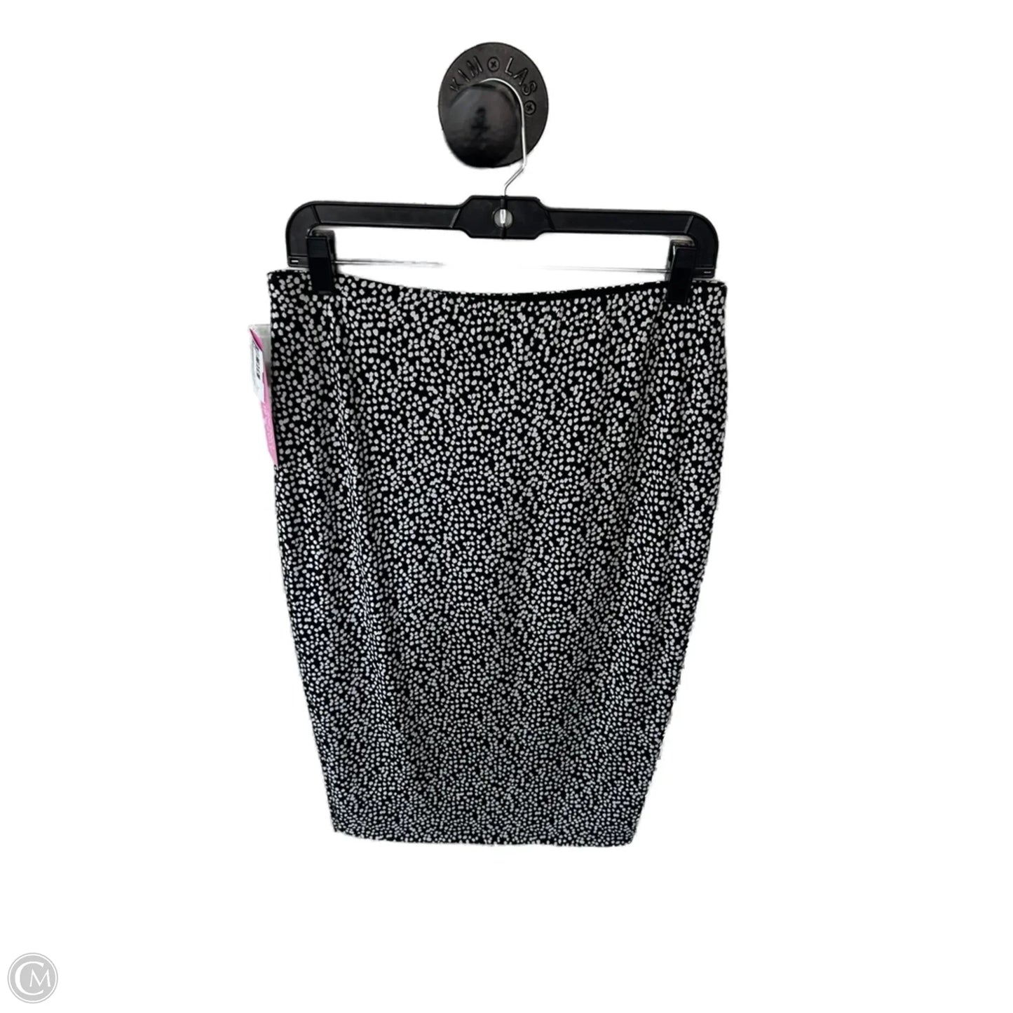 Skirt Midi By Vince Camuto In Black & White, Size: 6