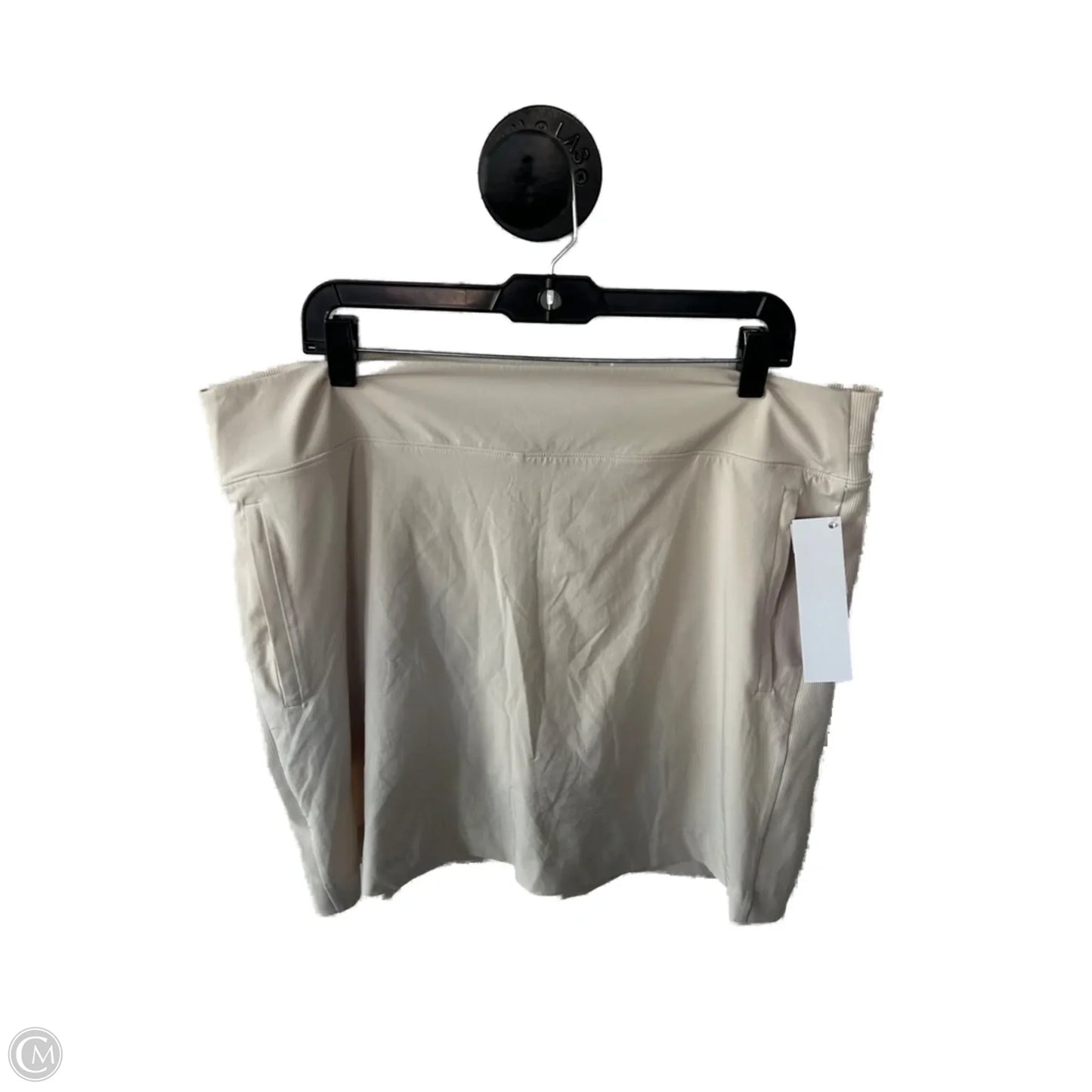 Athletic Skort By Members Mark In Cream, Size: 18