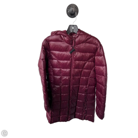 Coat Puffer & Quilted By Clothes Mentor In Maroon, Size: M