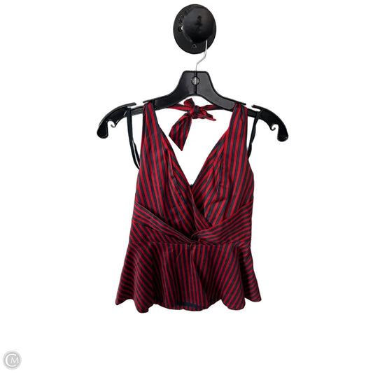 Top Sleeveless By Odille In Blue & Red, Size: Xs