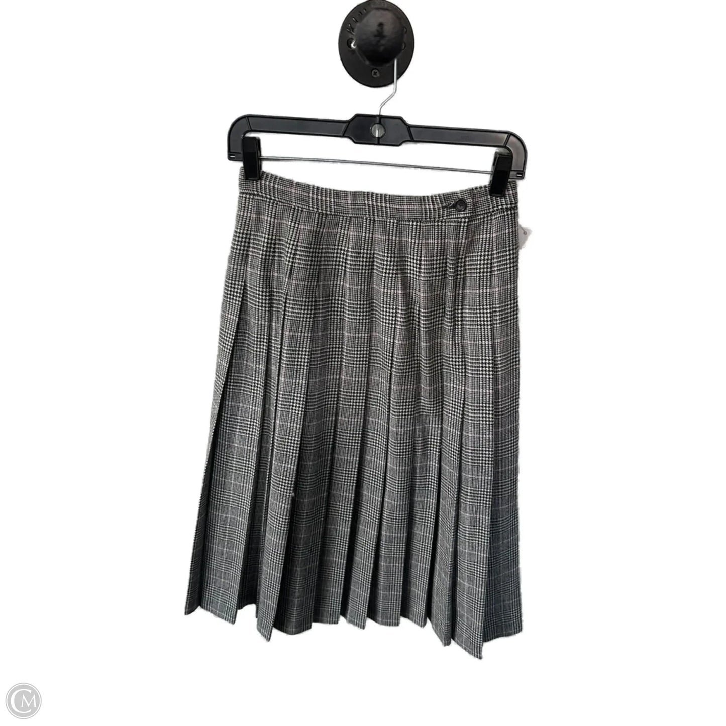 Skirt Midi By Pendleton In Black & Pink, Size: 8