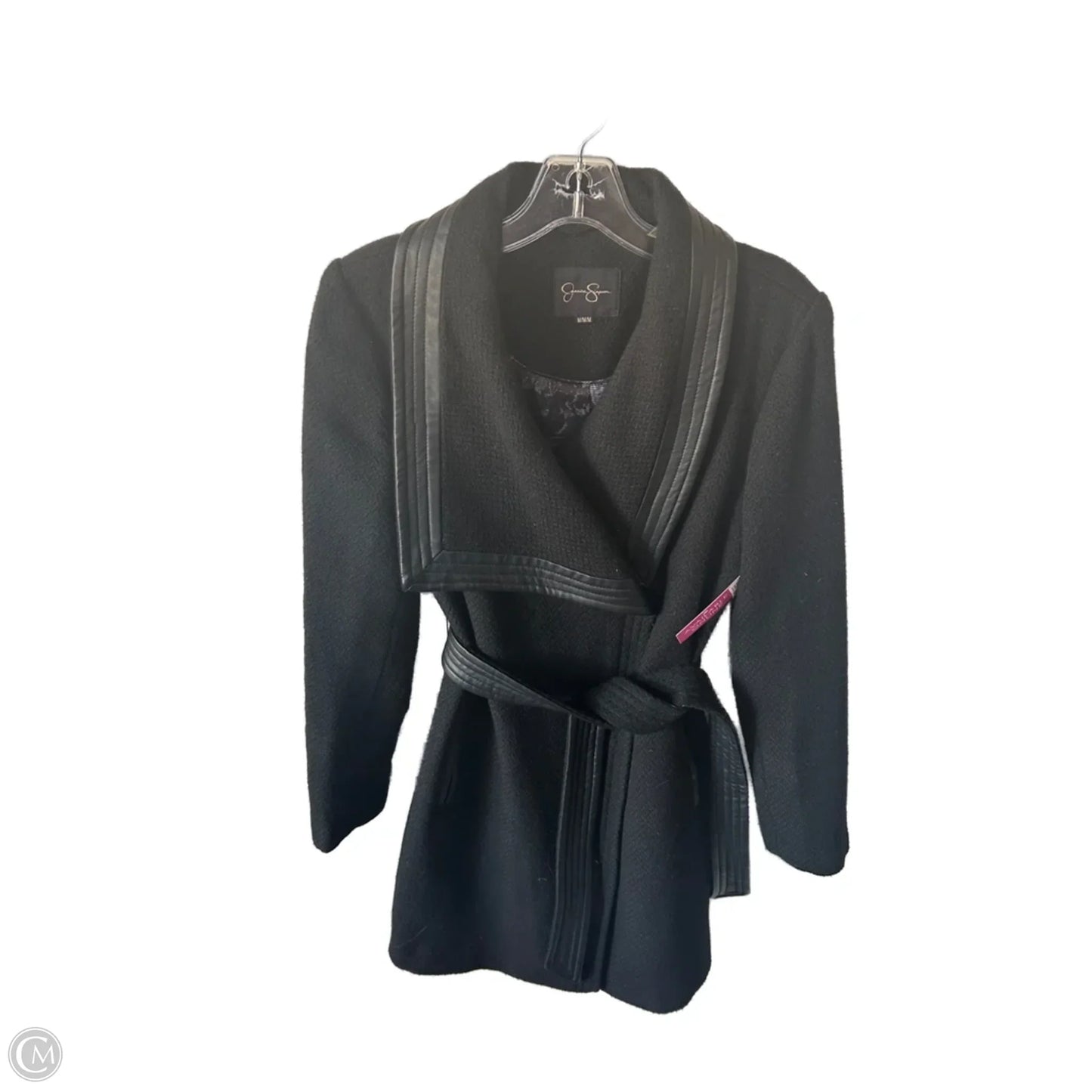 Coat Peacoat By Jessica Simpson In Black, Size: M