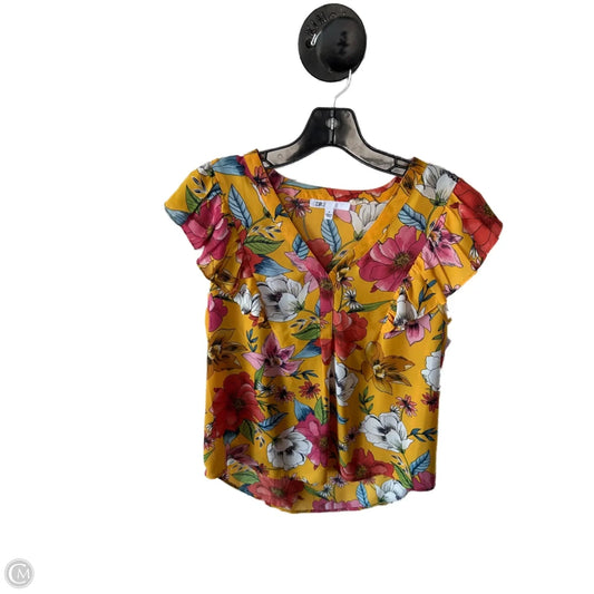 Top Sleeveless By Dr2 In Yellow, Size: S
