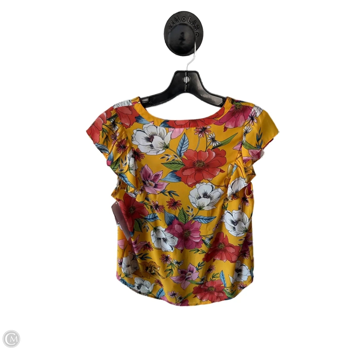 Top Sleeveless By Dr2 In Yellow, Size: S