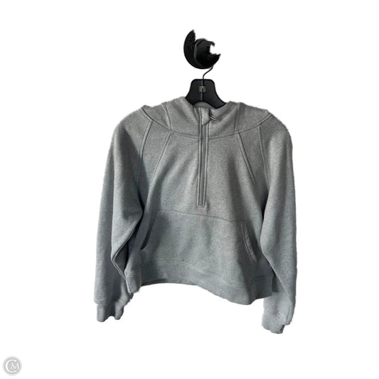 Sweatshirt Hoodie By Clothes Mentor In Grey, Size: M
