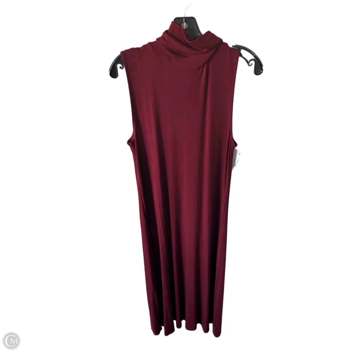 Dress Casual Maxi By A New Day In Maroon, Size: L